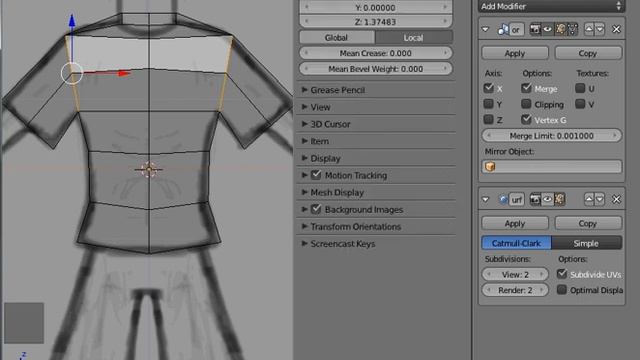 Adding A Crease To A Mesh In Blender