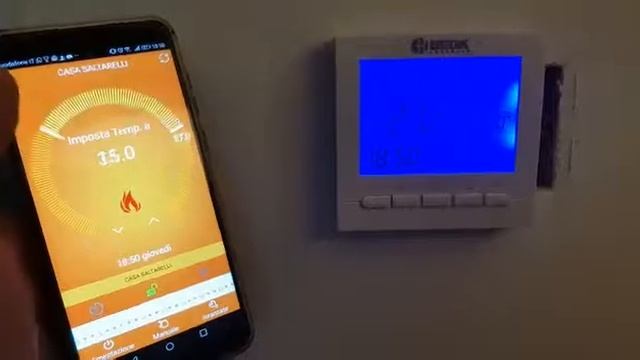 Termostato Wifi Controllo Remoto