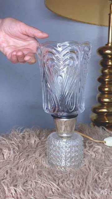 Ночник, Светильник , Хрусталь, СССР