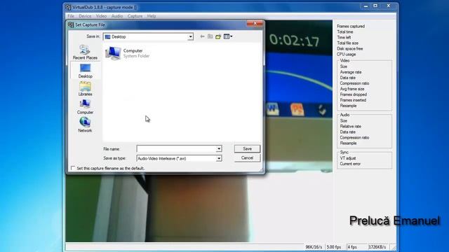 Cum Sa Iti Inregistrezi Camera WEB Folosind Virtual Dub ?