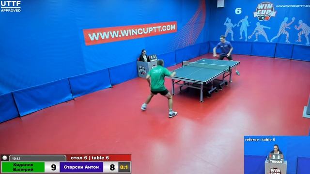 Кидалов Валерий 3-2 Старски Антон      Восток 8  22.08.2020 Прямой эфир . Зал 6