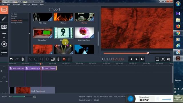 How To Create A Best Easy Intro Video For Your Channel. Movavi Video Editor.