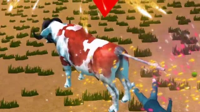 Vaca De Lola Bulls Attack And Animal Bulls Attack Man Android Game Part 1661.