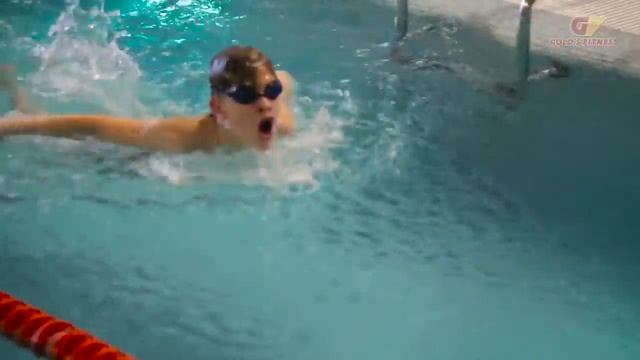 19 апреля   соревнования по плаванию среди детей в Gold's Fitness ТРК Индиго