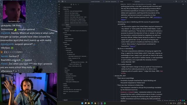 Destiny Debates Everybody On J6 And Drama