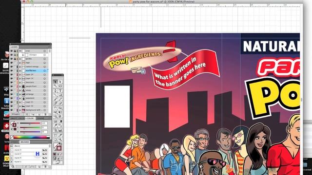 Energy Drink Packaging Design - Adobe Illustrator Tutorial