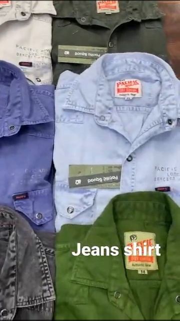 Jeans Shirt New Stock M L Xl Size