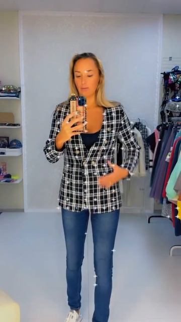 Твидовый жакет