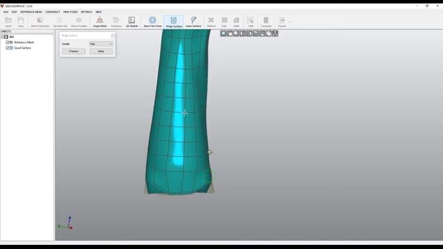 QS Tutorials_ Wrap Surface - How To Do Reverse Engineering With QUICKSURFACE