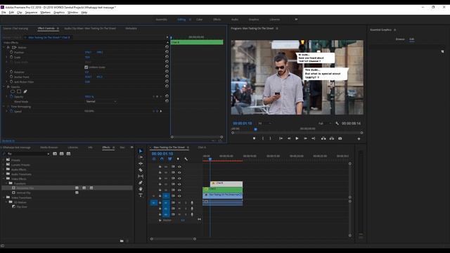 How To Create Whatsapp Chat Bubbles | Premiere Pro Cc 2018