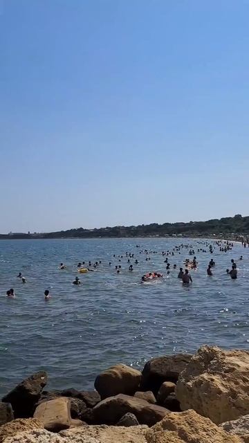 Пляж станицы Тамань.Нажмите два раза  на экран. #краснодарскийкрай #таманскийзалив