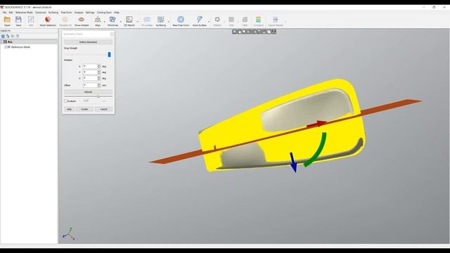 QS Tutorials_ Symmetry Plane (updated) - How To Do Reverse Engineering With QUICKSURFACE