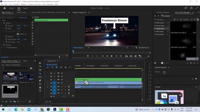 Manual Motion Tracking In Premiere Pro A Comprehensive Guide #editingmaster #motiontracking