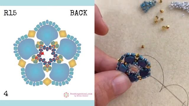 🧵🪡 ANET Earrings With 
Ginko Beads 8 Mm Chaton Bicone #NoOneHasToBeadAlone Beading Workshop