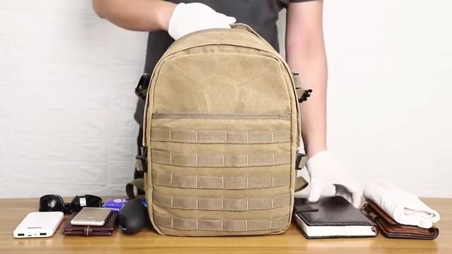 Waterproof PUGB Tactical Camera Backpack -- Woosir