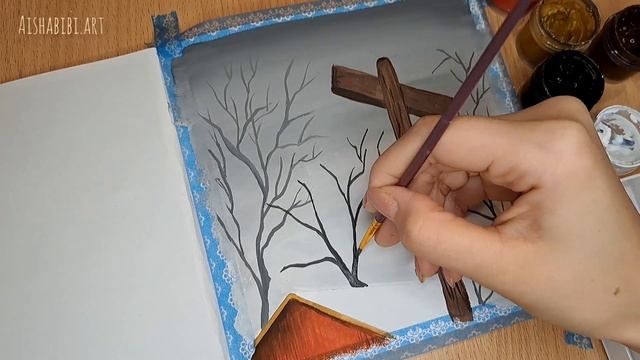ҚЫС /ГУАЩЬпен сурет салуға идея/ЕңОңайСурет/ЖивописьГуашью