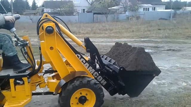 Самодельный мини погрузчик САМСОН
