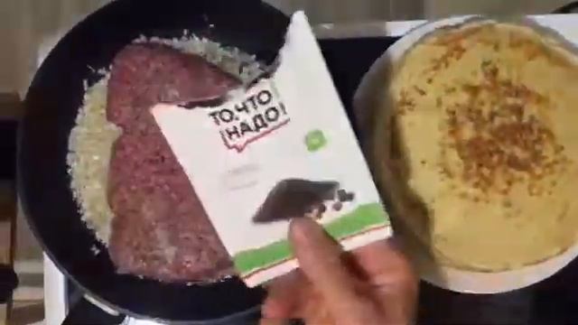 Фаршированные блинчики👌