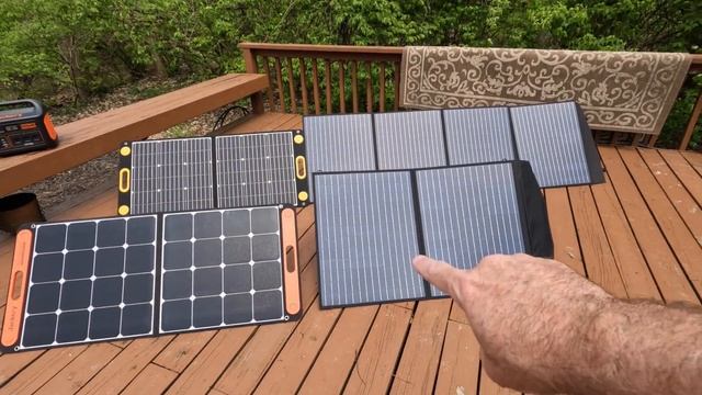 WORTH IT?!? Polycrystalline Vs Monocrystalline Portable Solar - ALLPOWERS 100W & 200W Panels