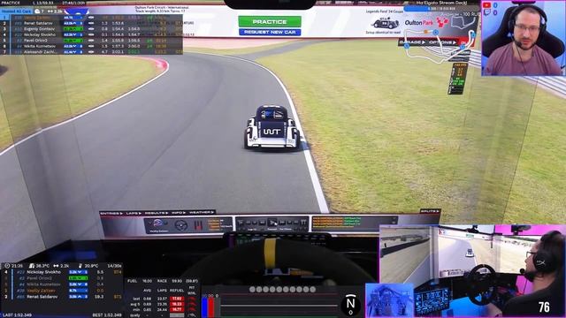 IRacing [ORSRL] – гайд к Oulton Park на Legends