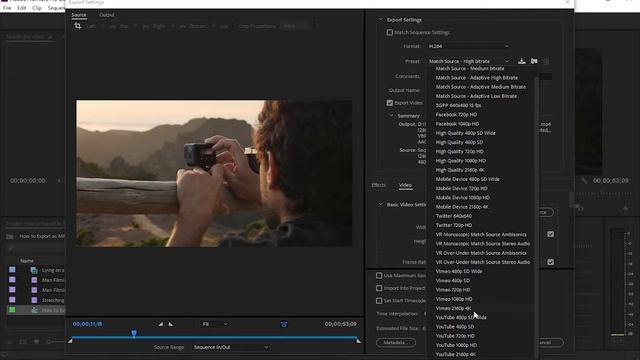 How To Export As MP4 In Premiere Pro CC