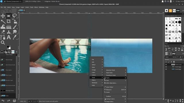 How To Do A Cinematic Whip Pan Transition On Shotcut Free Video Editor - GIMP Photo Edit Version