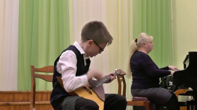 Отгон Иван (балалайка) - В.В.Андреев Вальс 