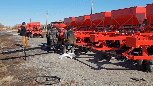 Подготовка к посевным 06.04.2019 г. Целиноградский район