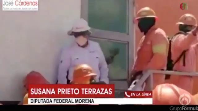 Susana Prieto, Dip. De MORENA Y Ricardo Hrndz, Sindicato Construcción Tab Con José Cárdenas Inform