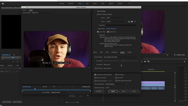 How To Add Subtitles In Premiere Pro In 2022 (Automatic Subtitles)
