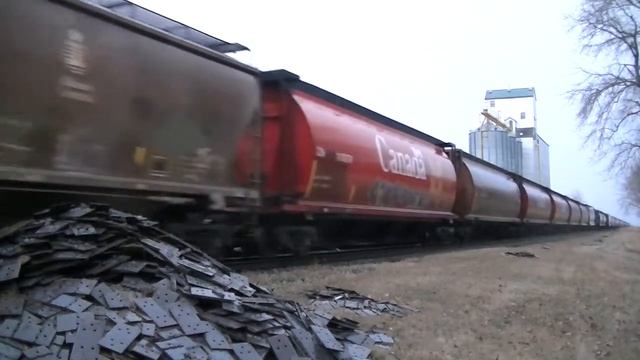 CN G80141 19 - CN 5523 W + Q106 @ Oakville, MB