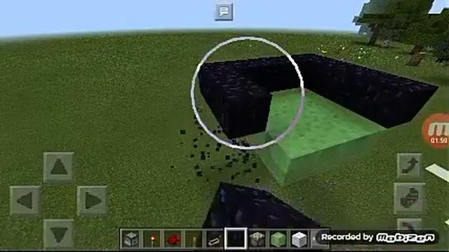 Как сделать батут в майнкрафт