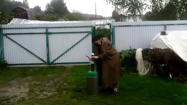 Coca-cola и пропан. Проверка эксперимента.