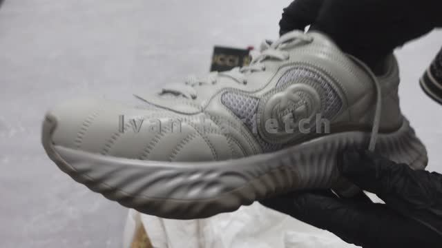 Кроссовки Gucci New Nappa Sombre