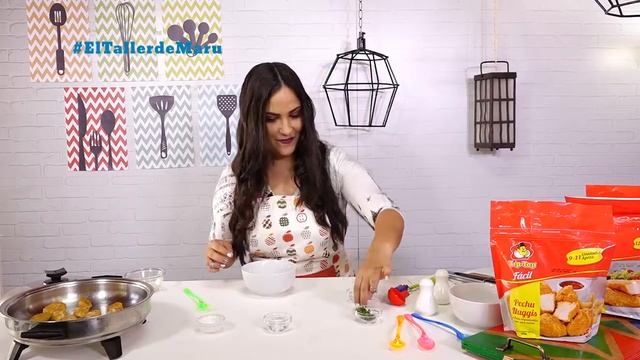 Receta Fácil: Palomitas/Popcorn De Pollo Con Salsa Ranch Natural