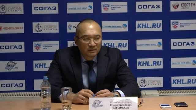 Пресс-конференция / Барыс - Лада / 0:6