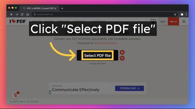 How To Convert PDF To Word Using ILovePDF.com