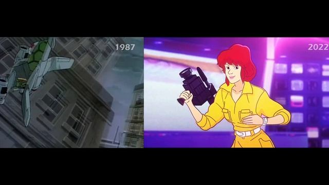 TMNT 1987 Vs TMNT: Shredder's Revenge 2022 Opening (8K)