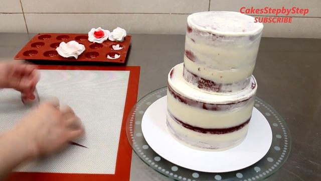 How To Decorate A Red Velvet Cake By Cakes StepbyStep