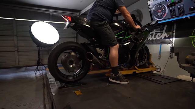 Crazy Ninja H2 On The Dyno 🔥