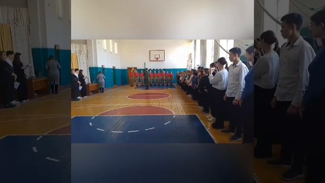 Верны заветам отцов и дедов Юноармейцы вновь принятые в МБОУ СОШ с.Старопетрово