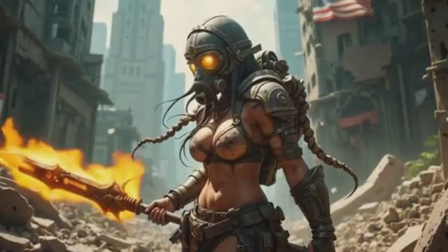 Sci-Fi от ИИ / Музыка апокалипсиса США / ИИ генерирует всё