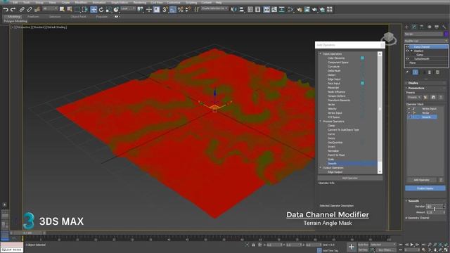 3ds Max Terrain Angle Mask