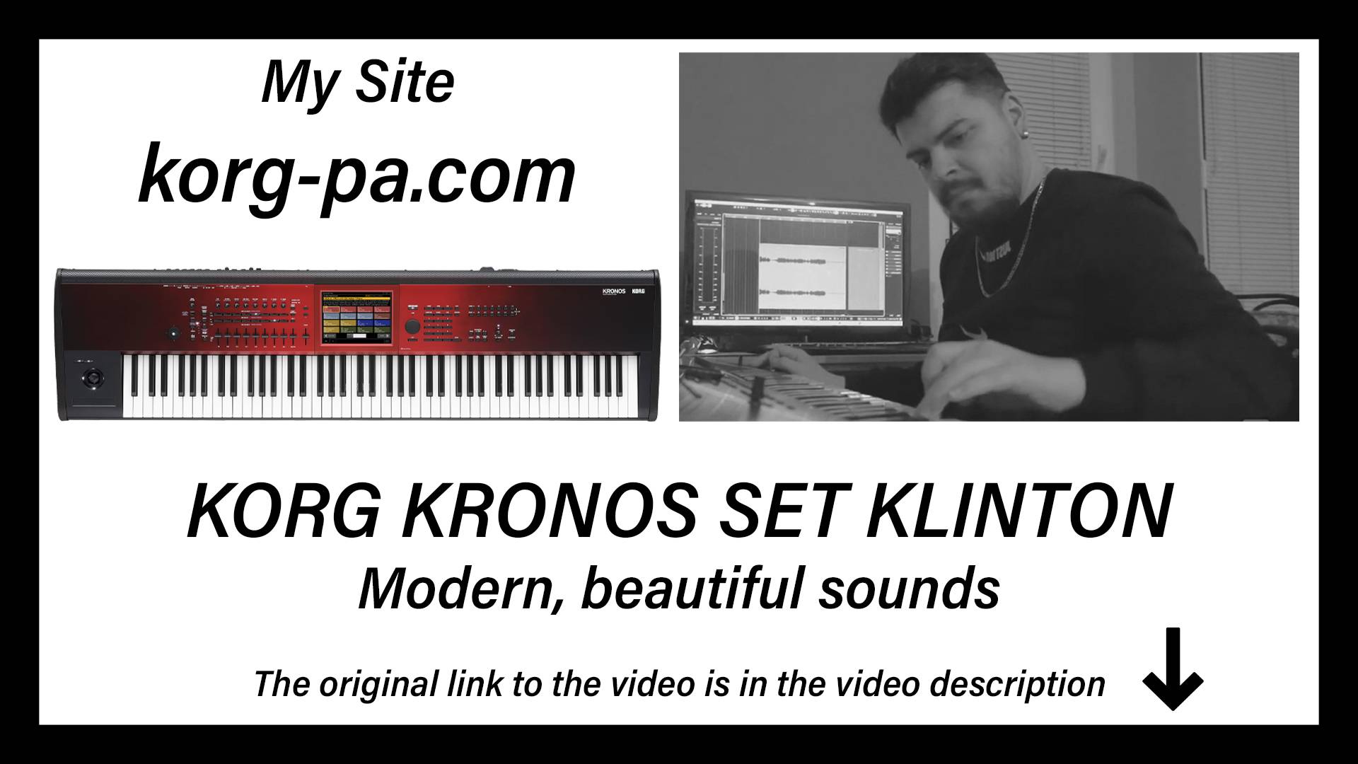 Korg Kronos Set Klinton, Modern, Beautiful Sounds, Современные, красивые звуки