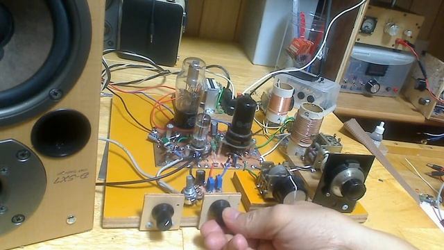 真空管再生式受信機　強力！ Woodpecker Noise（OTH Radar）- ウッドペッカーノイズ