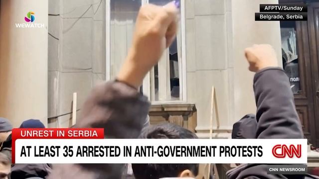 26 12 2023At Least 35 Arrested In Anti-government Protests In Serbia