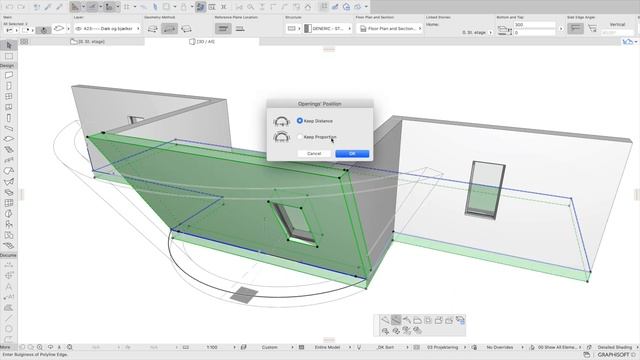 Slanted Wall Modelling