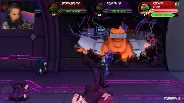 Новые ЧЕРЕПАШКИ НИНДЗЯ!!!!TMNT Arcade - Wrath of the Mutants ПРОХОЖДЕНИЕ #1