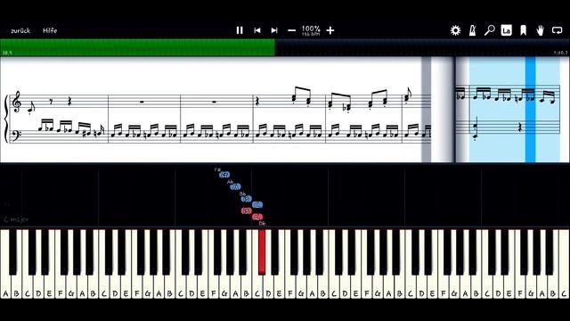 Flight Of The Bumblebee - Nikolai Andrejewitsch Rimski-Korsakow [ Piano Tutorial ]