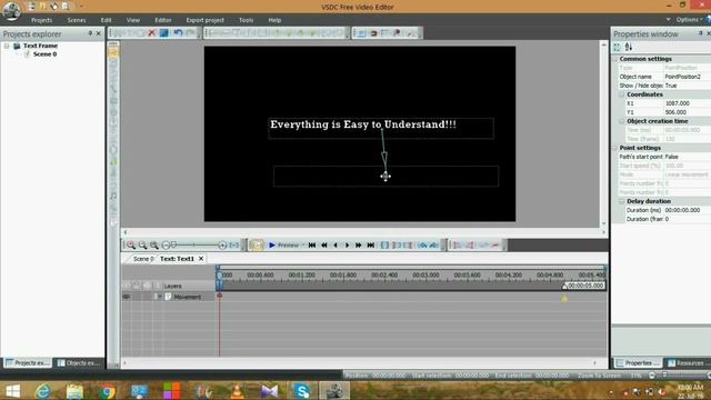 How To Add Text Frame In Video Using Vsdc Video Editor